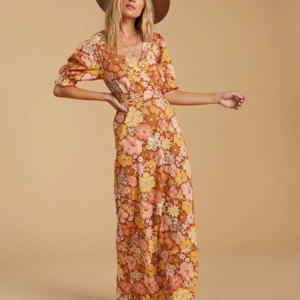 The Salty Blonde Billabong Hello There Maxi Dress - S